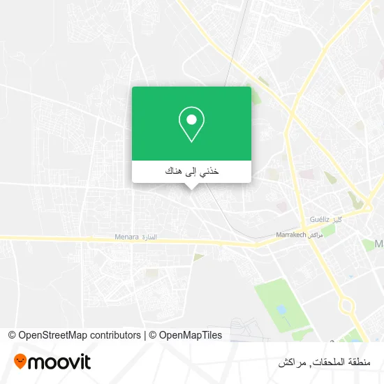 خريطة منطقة الملحقات