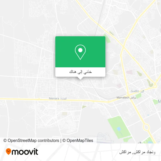 خريطة ونجاد مراكش