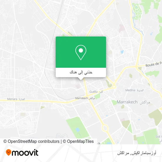 خريطة أوزسباماراكيش