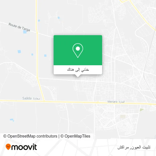 خريطة تثبيت العيون
