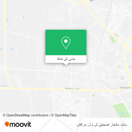 خريطة سانت ماتجار اصحيلي ش م ل