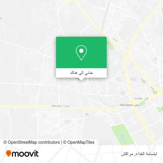 خريطة ابتسامة الغذاء