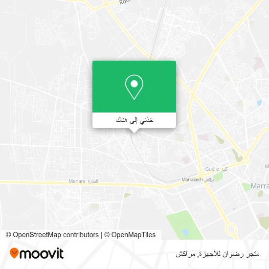 خريطة متجر رضوان للأجهزة