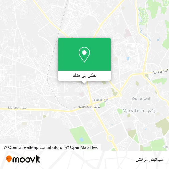 خريطة سيداتيك