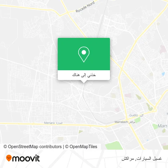 خريطة غسيل السيارات