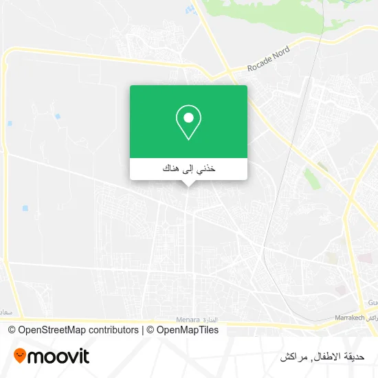 خريطة حديقة الاطفال