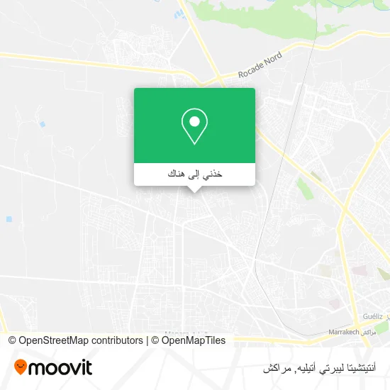 خريطة أنتيتشيتا ليبرتي أتيليه