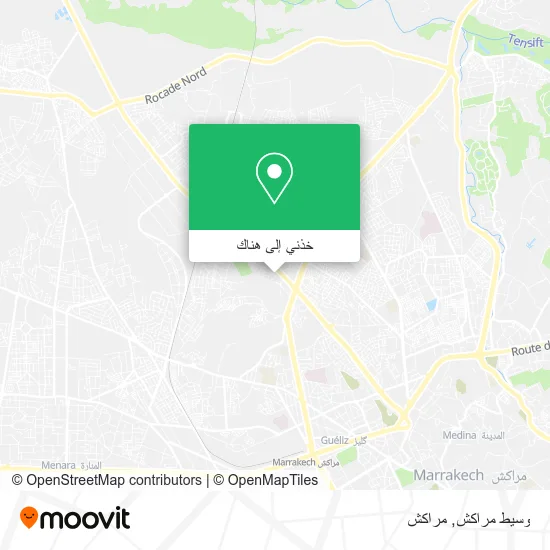 خريطة وسيط مراكش