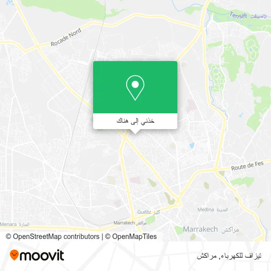 خريطة تيزاف للكهرباء