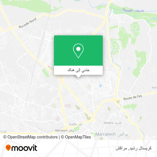 خريطة كريستال رشيد