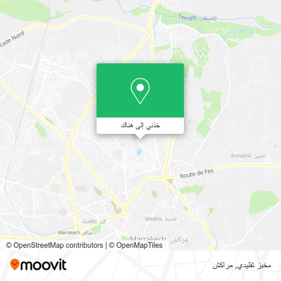 خريطة مخبز تقليدي