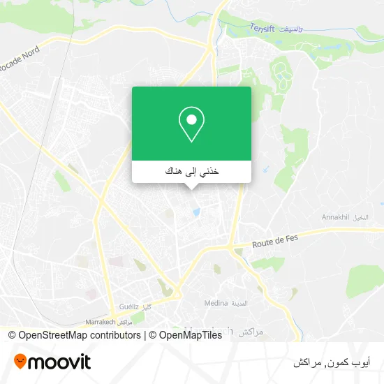 خريطة أيوب كمون