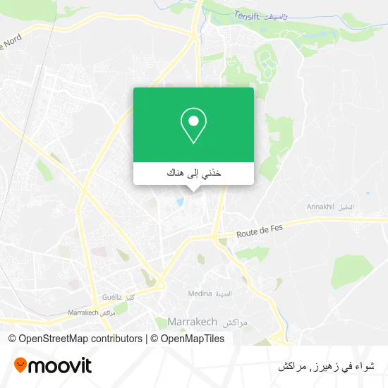 خريطة شواء في زهيرز