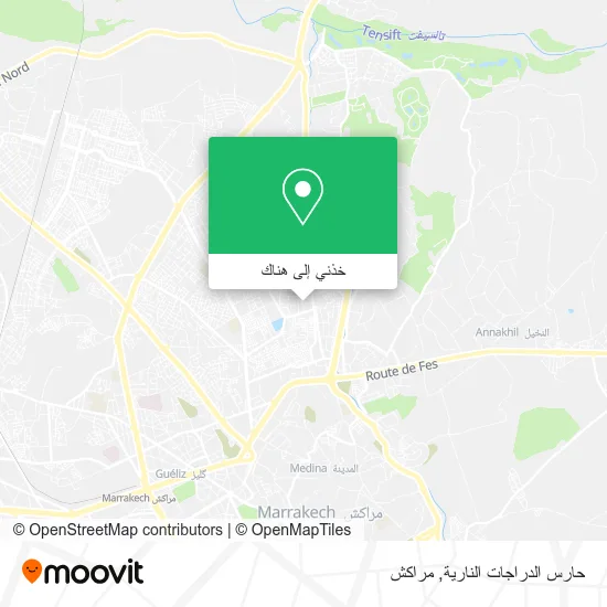 خريطة حارس الدراجات النارية