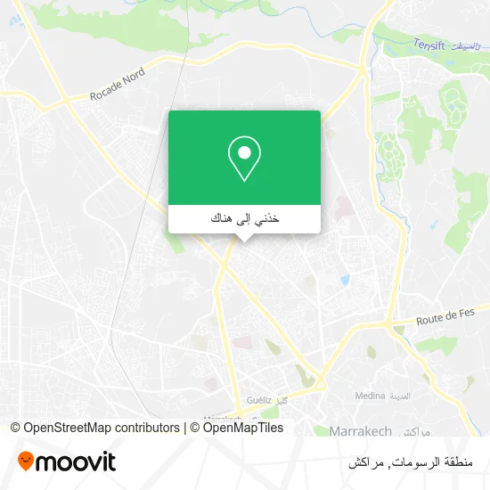 خريطة منطقة الرسومات