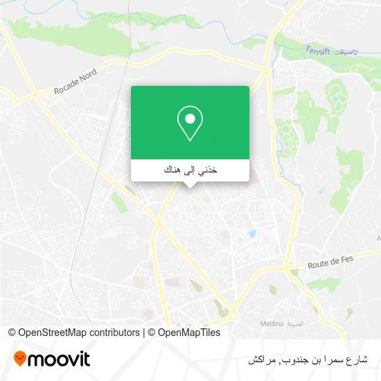 خريطة شارع سمرا بن جندوب