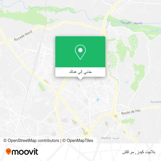 خريطة بلانيت كيدز