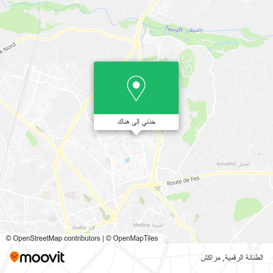 خريطة الطنانة الرقمية