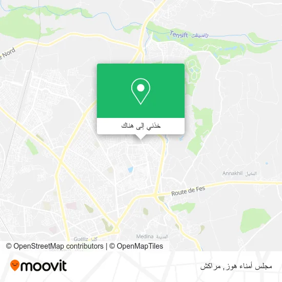 خريطة مجلس أمناء هوز