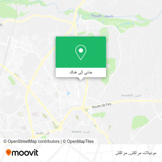 خريطة موديلات مراكش