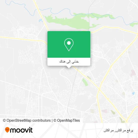 خريطة يرفع مراكش
