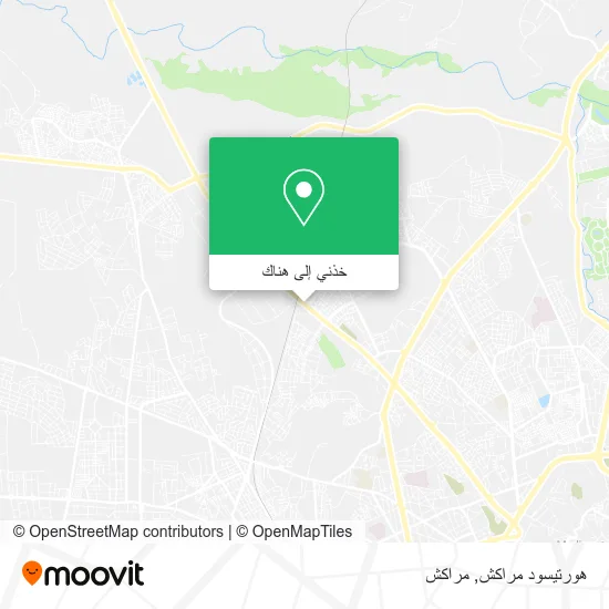 خريطة هورتيسود مراكش
