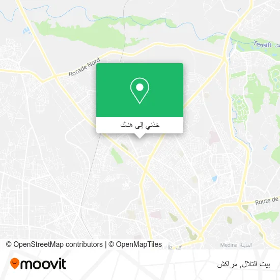 خريطة بيت التلال
