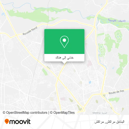 خريطة البنادق مراكش