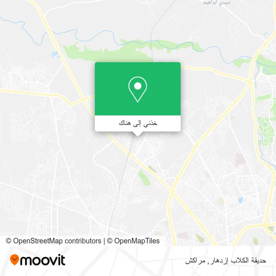 خريطة حديقة الكلاب إزدهار