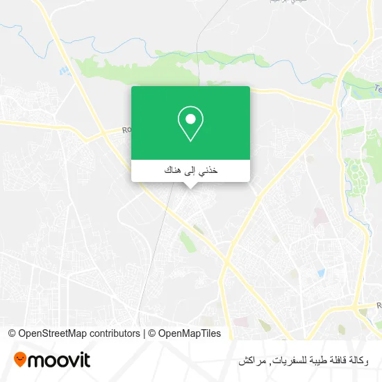 خريطة وكالة قافلة طيبة للسفريات