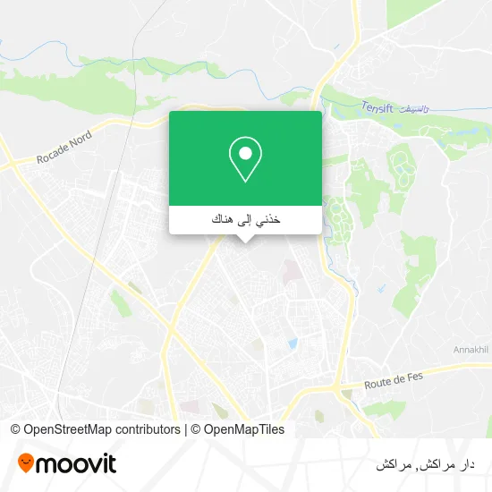 خريطة دار مراكش