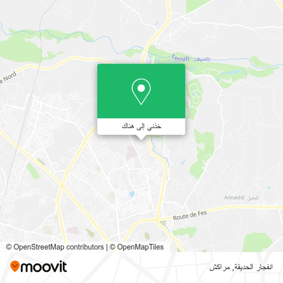 خريطة انفجار الحديقة