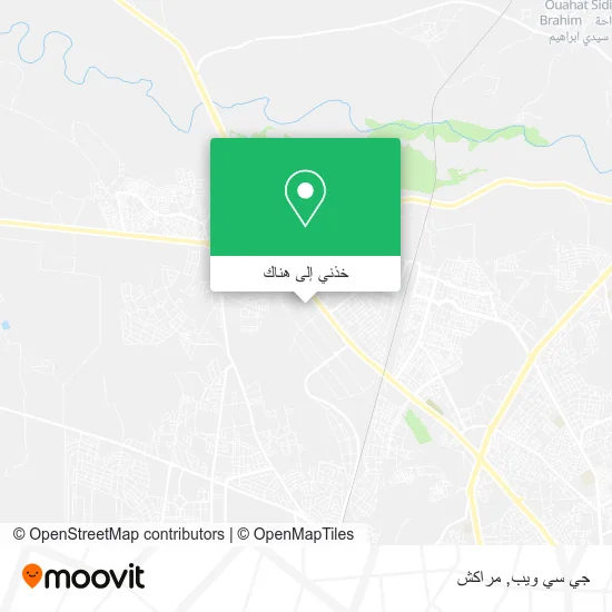 خريطة جي سي ويب