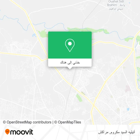 خريطة أتيليه السيد مكروم
