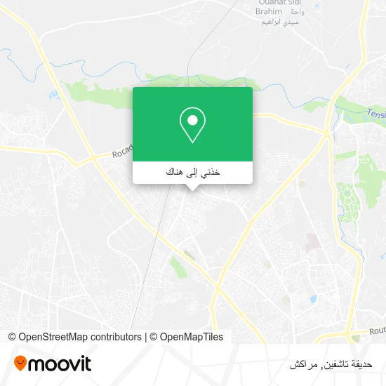 خريطة حديقة تاشفين
