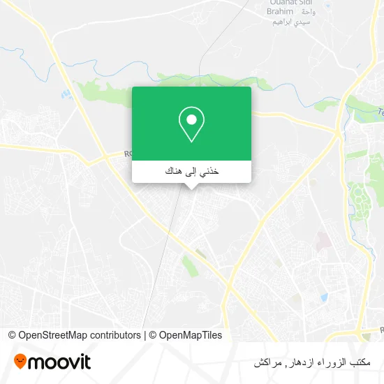 خريطة مكتب الزوراء ازدهار