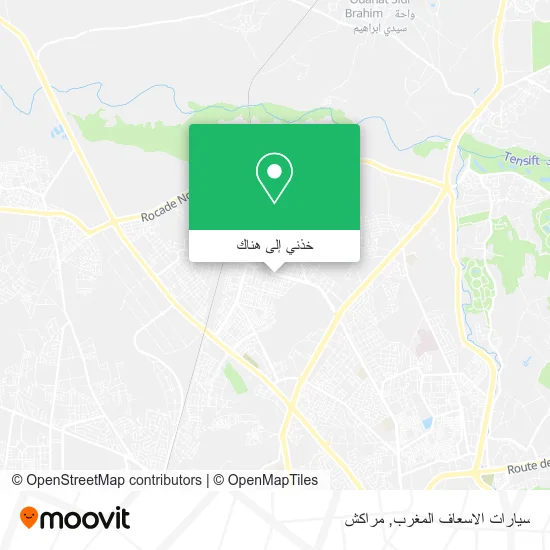 خريطة سيارات الاسعاف المغرب