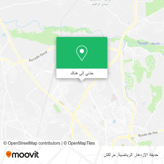 خريطة حديقة الإزدهار الرياضية