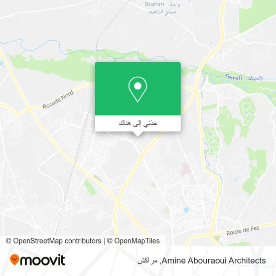 خريطة Amine Abouraoui Architects