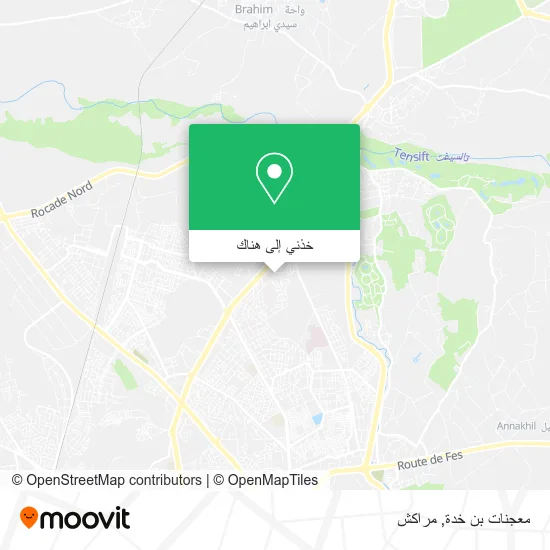 خريطة معجنات بن خدة