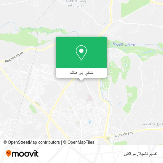 خريطة تقسيم تاسيلا