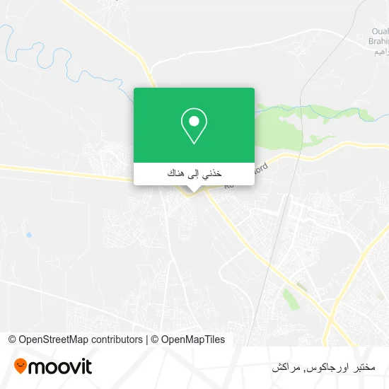 خريطة مختبر اورجاكوس
