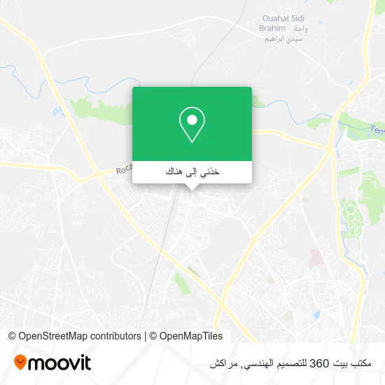 خريطة مكتب بيت 360 للتصميم الهندسي
