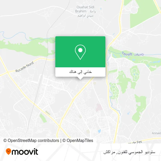 خريطة ستوديو الجموسي للفنون