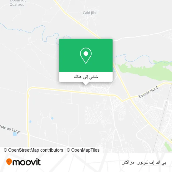 خريطة بي آند إف كوتور