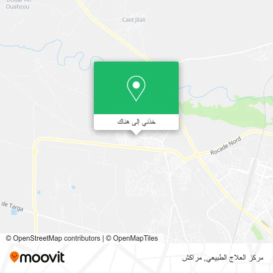 خريطة مركز العلاج الطبيعي