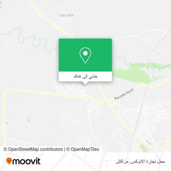 خريطة محل نجارة الانوكس