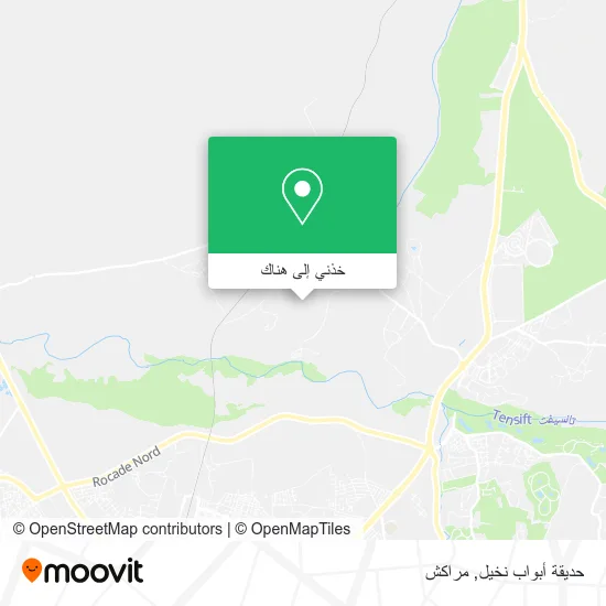 خريطة حديقة أبواب نخيل