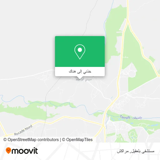 خريطة مستشفى بلعقيل