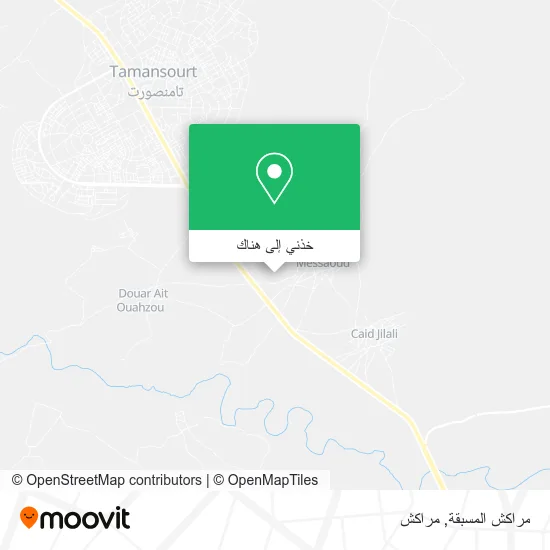 خريطة مراكش المسبقة